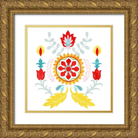 Taza II Gold Ornate Wood Framed Art Print with Double Matting by Popp, Grace