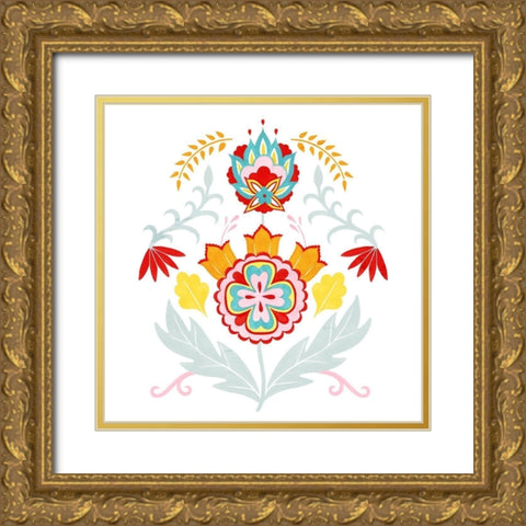 Taza III Gold Ornate Wood Framed Art Print with Double Matting by Popp, Grace