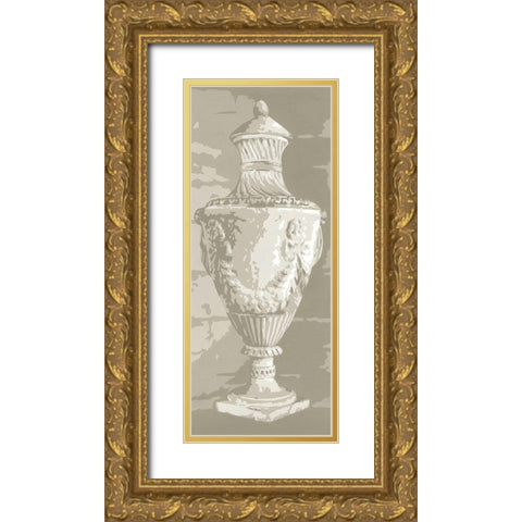 Graphic Urn II Gold Ornate Wood Framed Art Print with Double Matting by Harper, Ethan