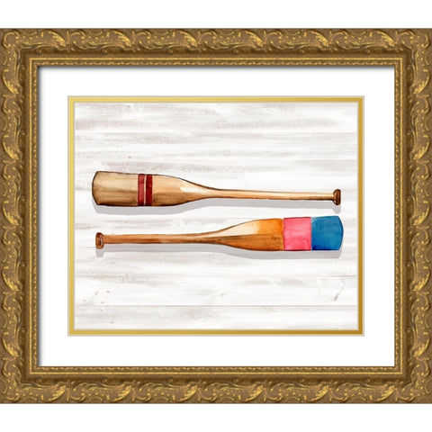 Crew Legacy I Gold Ornate Wood Framed Art Print with Double Matting by Parker, Jennifer Paxton