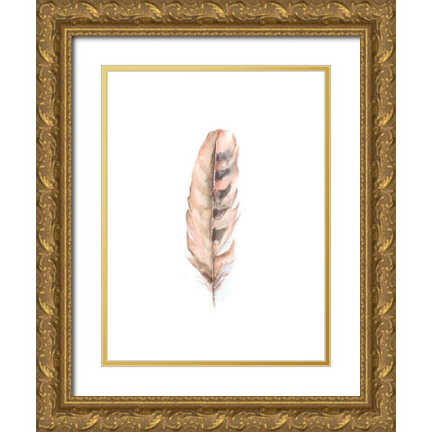 Bird Life V Gold Ornate Wood Framed Art Print with Double Matting by Harper, Ethan