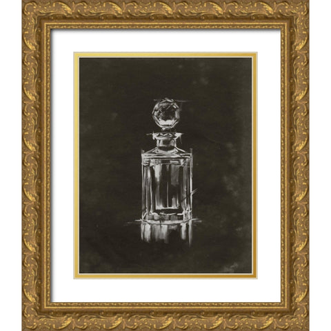 Crystal Barware I Gold Ornate Wood Framed Art Print with Double Matting by Harper, Ethan