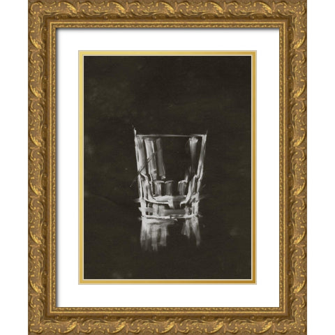 Crystal Barware VI Gold Ornate Wood Framed Art Print with Double Matting by Harper, Ethan