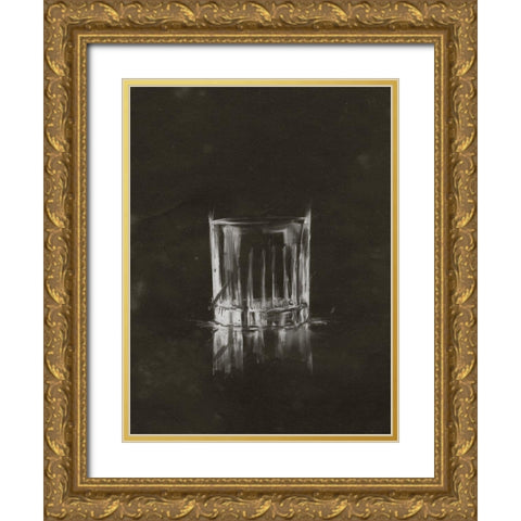 Crystal Barware VII Gold Ornate Wood Framed Art Print with Double Matting by Harper, Ethan