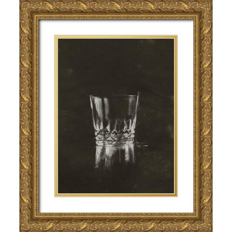 Crystal Barware VIII Gold Ornate Wood Framed Art Print with Double Matting by Harper, Ethan