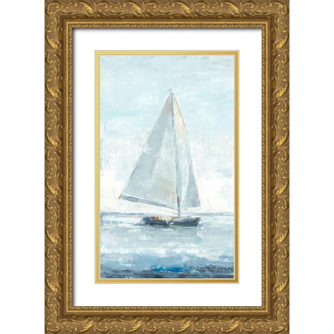 Sailors Delight II Gold Ornate Wood Framed Art Print with Double Matting by Harper, Ethan