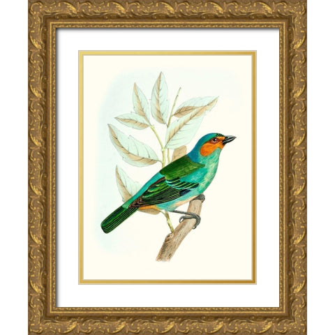 On Perch XI Gold Ornate Wood Framed Art Print with Double Matting by Unknown