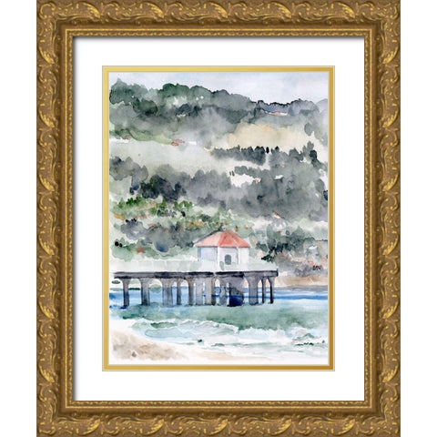 Palos Verdes I Gold Ornate Wood Framed Art Print with Double Matting by Parker, Jennifer Paxton