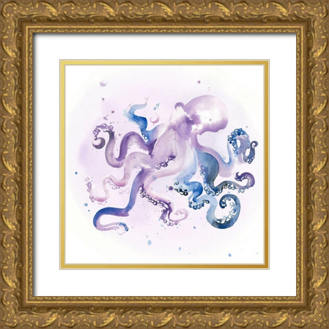 Underwater Halcyon III Gold Ornate Wood Framed Art Print with Double Matting by Parker, Jennifer Paxton