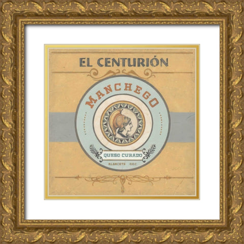 Nouveau Chevre IV Gold Ornate Wood Framed Art Print with Double Matting by Vess, June Erica