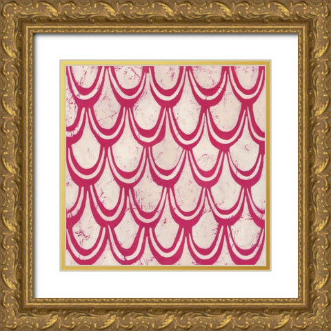 Singsong I Gold Ornate Wood Framed Art Print with Double Matting by Zarris, Chariklia