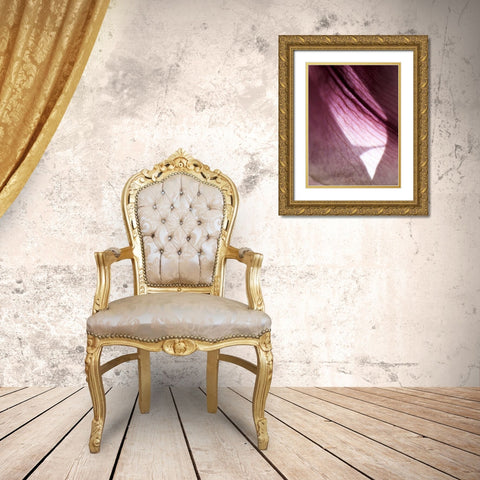 Lily Dusk I Gold Ornate Wood Framed Art Print with Double Matting by Nourock, Jonathan