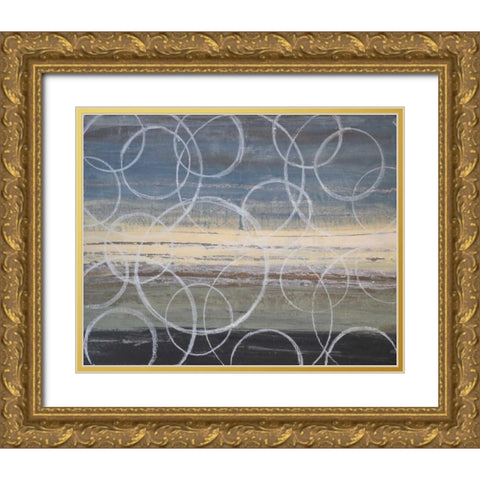 Coin Toss II Gold Ornate Wood Framed Art Print with Double Matting by Avondet, Natalie