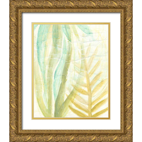 Tropical Inference I Gold Ornate Wood Framed Art Print with Double Matting by Vess, June Erica