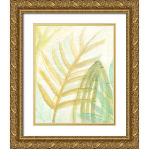 Tropical Inference II Gold Ornate Wood Framed Art Print with Double Matting by Vess, June Erica