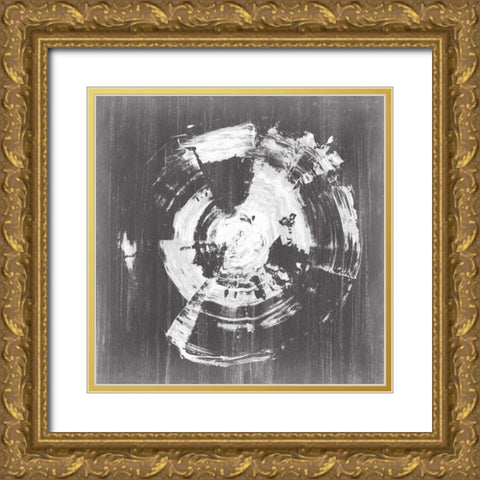 Chalkboard Tree Ring III Gold Ornate Wood Framed Art Print with Double Matting by Harper, Ethan