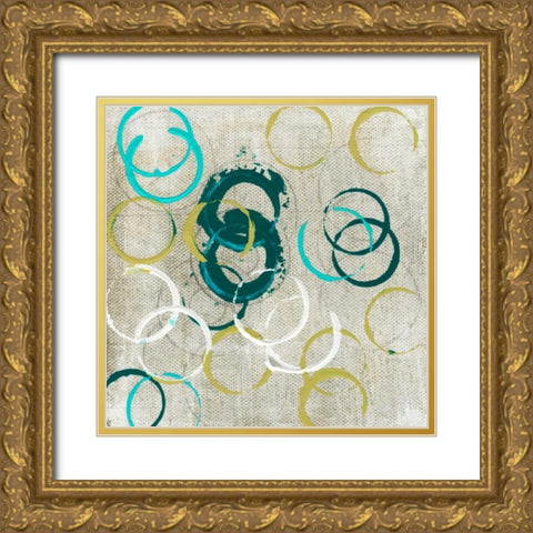 Graffiti I Gold Ornate Wood Framed Art Print with Double Matting by Fagalde, Jarman