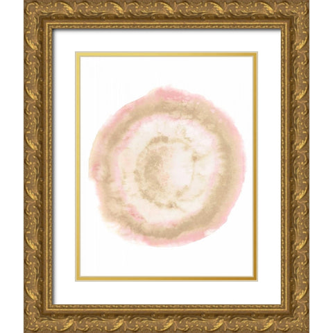 Custom Radiant Geode II Gold Ornate Wood Framed Art Print with Double Matting by McCavitt, Naomi