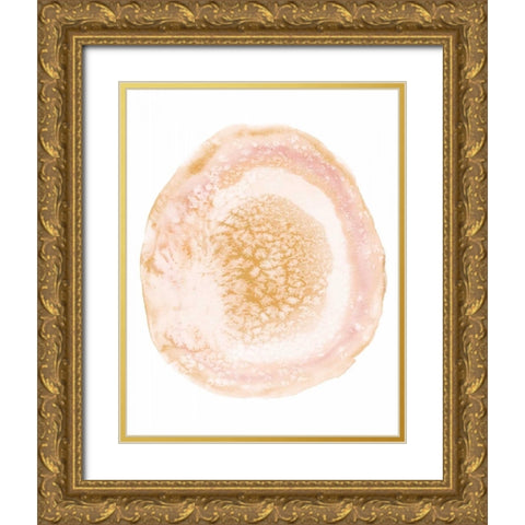 Custom Radiant Geode IV Gold Ornate Wood Framed Art Print with Double Matting by McCavitt, Naomi
