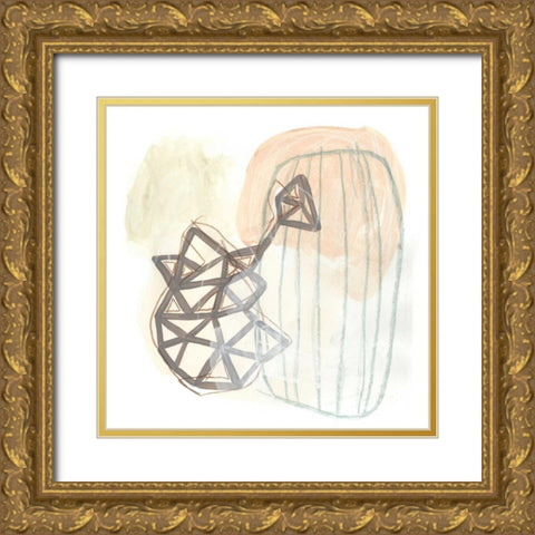 Infinite Object III Gold Ornate Wood Framed Art Print with Double Matting by Vess, June Erica