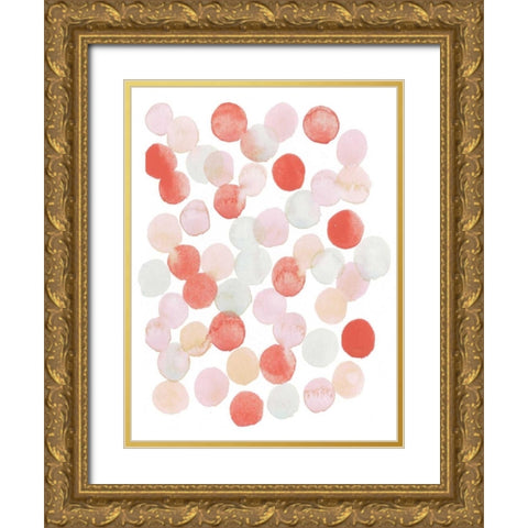 Candy Pattern I Gold Ornate Wood Framed Art Print with Double Matting by Popp, Grace