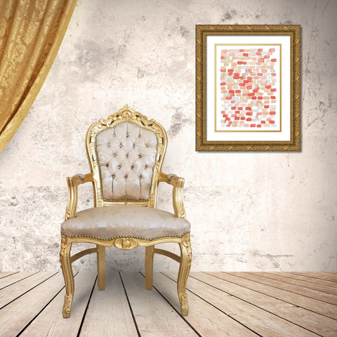 Candy Pattern II Gold Ornate Wood Framed Art Print with Double Matting by Popp, Grace