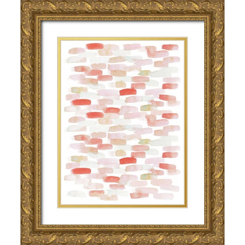 Candy Pattern IV Gold Ornate Wood Framed Art Print with Double Matting by Popp, Grace