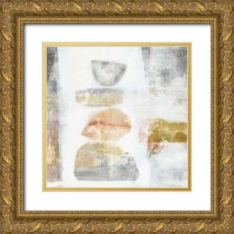 Stacked Vessels I Gold Ornate Wood Framed Art Print with Double Matting by Goldberger, Jennifer