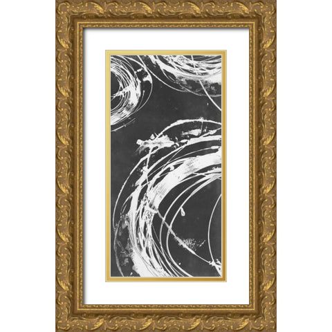 Circle Back I Gold Ornate Wood Framed Art Print with Double Matting by Harper, Ethan