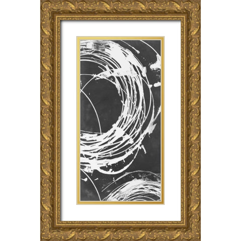 Circle Back II Gold Ornate Wood Framed Art Print with Double Matting by Harper, Ethan