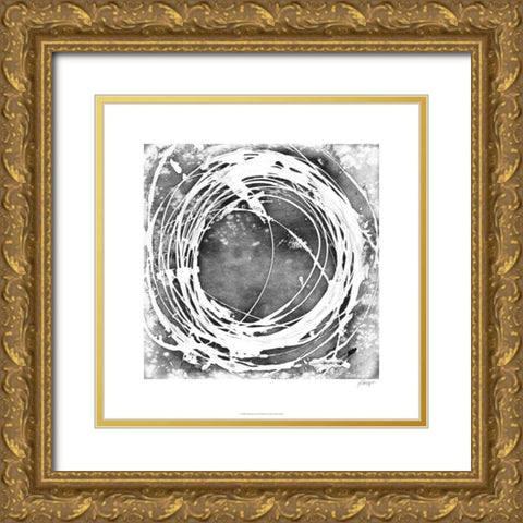 Three-Sixty I Gold Ornate Wood Framed Art Print with Double Matting by Harper, Ethan