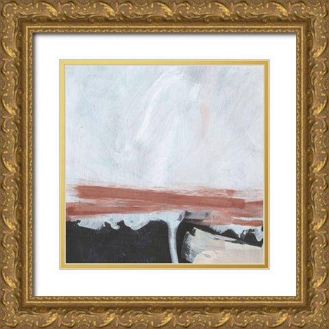 Tundra Sunset II Gold Ornate Wood Framed Art Print with Double Matting by Parker, Jennifer Paxton