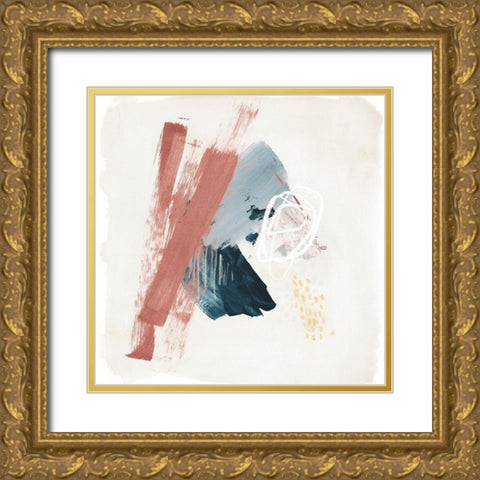Pigmented Earth I Gold Ornate Wood Framed Art Print with Double Matting by Parker, Jennifer Paxton
