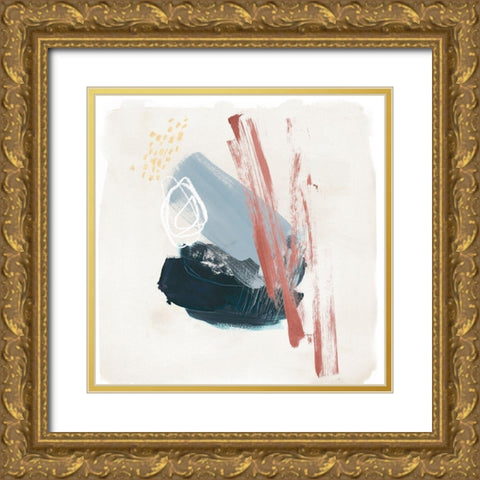 Pigmented Earth II Gold Ornate Wood Framed Art Print with Double Matting by Parker, Jennifer Paxton