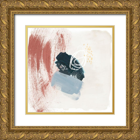 Pigmented Earth IV Gold Ornate Wood Framed Art Print with Double Matting by Parker, Jennifer Paxton