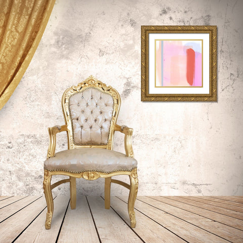 Translucent Madras I Gold Ornate Wood Framed Art Print with Double Matting by Parker, Jennifer Paxton