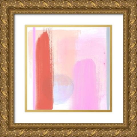 Translucent Madras II Gold Ornate Wood Framed Art Print with Double Matting by Parker, Jennifer Paxton