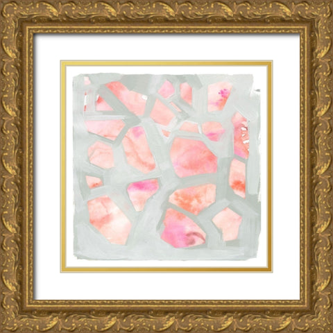Pink Salt Shards I Gold Ornate Wood Framed Art Print with Double Matting by Parker, Jennifer Paxton