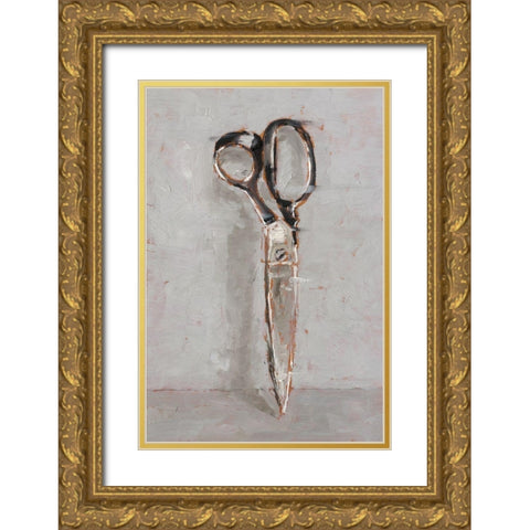 Cut it Out II Gold Ornate Wood Framed Art Print with Double Matting by Harper, Ethan