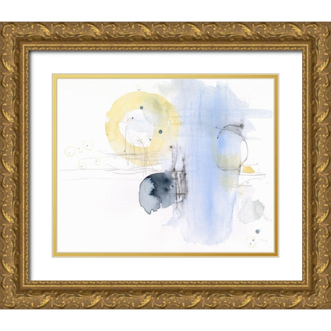 Gathering Remnants II Gold Ornate Wood Framed Art Print with Double Matting by Parker, Jennifer Paxton