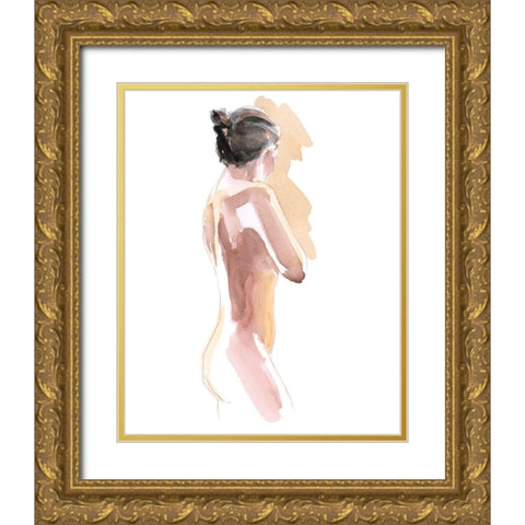 Light Bath Gold Ornate Wood Framed Art Print with Double Matting by Parker, Jennifer Paxton