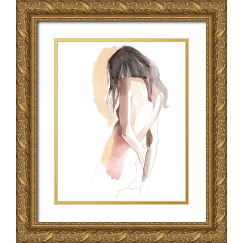 Light Bath Gold Ornate Wood Framed Art Print with Double Matting by Parker, Jennifer Paxton