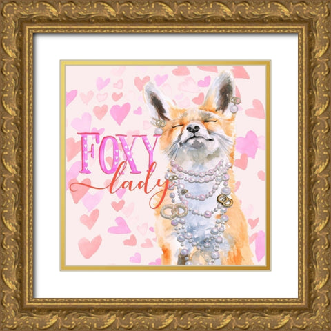 Cute Couture I Gold Ornate Wood Framed Art Print with Double Matting by Parker, Jennifer Paxton