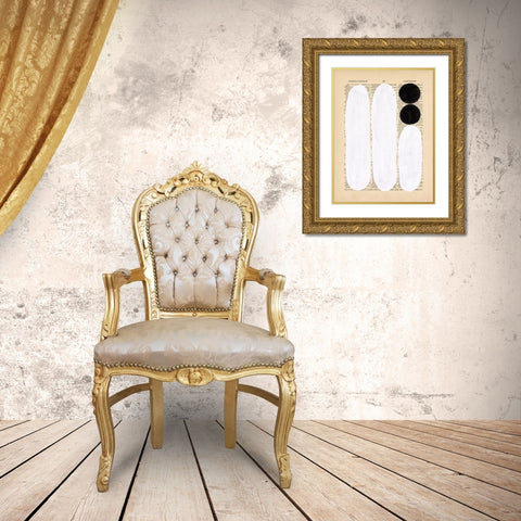 Modern Quotation I Gold Ornate Wood Framed Art Print with Double Matting by Stramel, Renee W.
