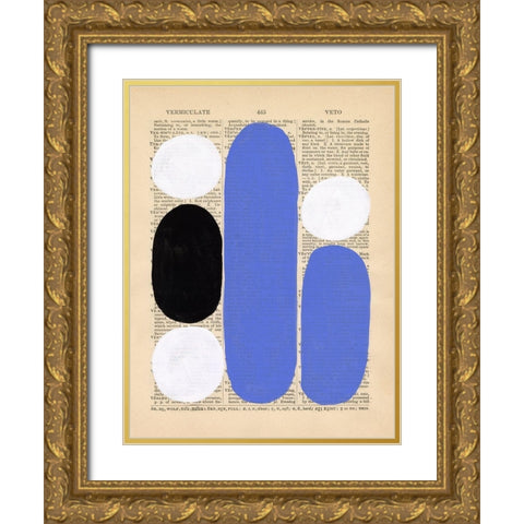 Modern Quotation II Gold Ornate Wood Framed Art Print with Double Matting by Stramel, Renee W.