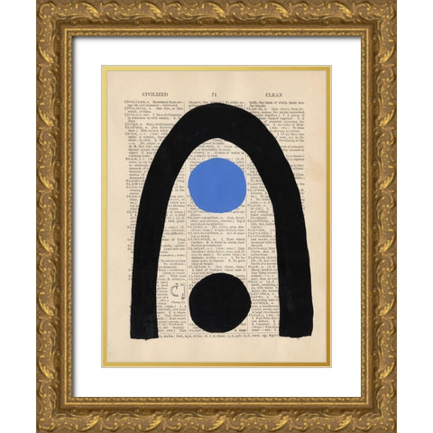 Modern Quotation III Gold Ornate Wood Framed Art Print with Double Matting by Stramel, Renee W.