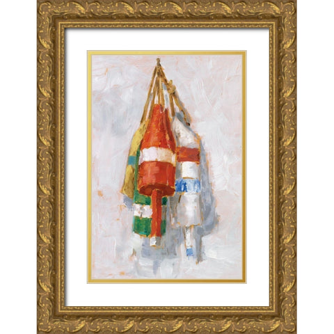 Boat Fenders I Gold Ornate Wood Framed Art Print with Double Matting by Harper, Ethan