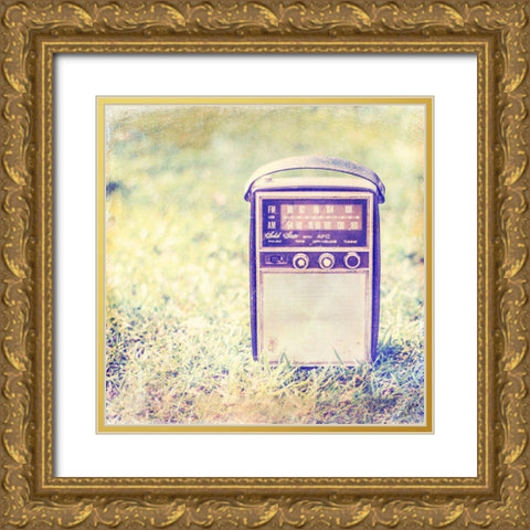 Vintage Office IV Gold Ornate Wood Framed Art Print with Double Matting by Brown, Thomas