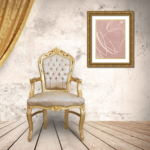 Tactile Reflex I Gold Ornate Wood Framed Art Print with Double Matting by Parker, Jennifer Paxton