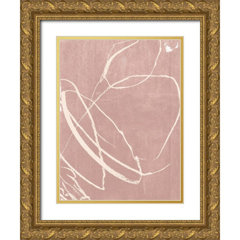 Tactile Reflex I Gold Ornate Wood Framed Art Print with Double Matting by Parker, Jennifer Paxton